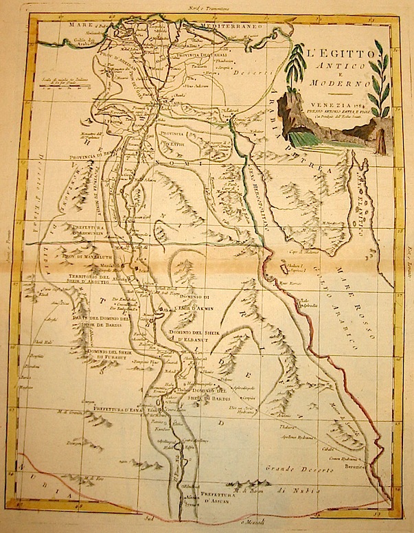 Zatta Antonio (1722-1804) L'Egitto Antico e Moderno 1784 Venezia